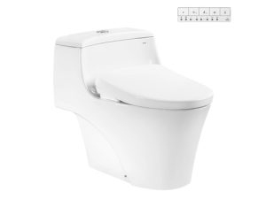 Bồn Cầu Một Khối 1 Ban cau mot khoi kem nap rua dien tu WASHLET dong S7 TCF4911EZ