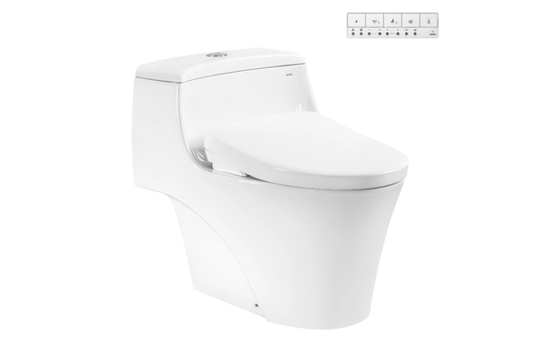 Bàn cầu một khối kèm nắp rửa điện tử WASHLET dòng S7 TCF4911EZ Ban cau mot khoi kem nap rua dien tu WASHLET dong S7 TCF4911EZ