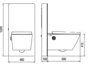 Bồn Cầu Điện Tử P.16.320 2 Bon cau dien tu