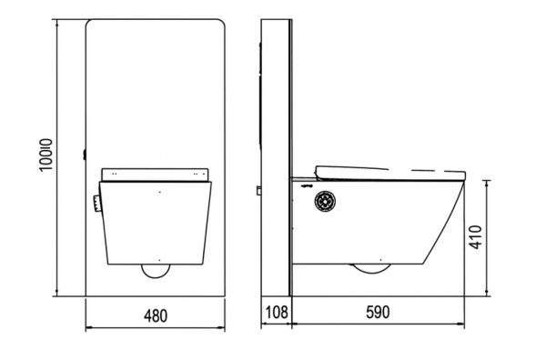 Bồn Cầu Điện Tử P.16.320 5 bồn cầu điện tử p.16.320