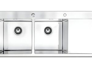 Chậu Rửa Bát 2 Bồn Có Bàn