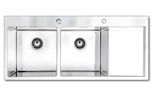 Chậu Rửa Bát 2 Bồn Có Bàn