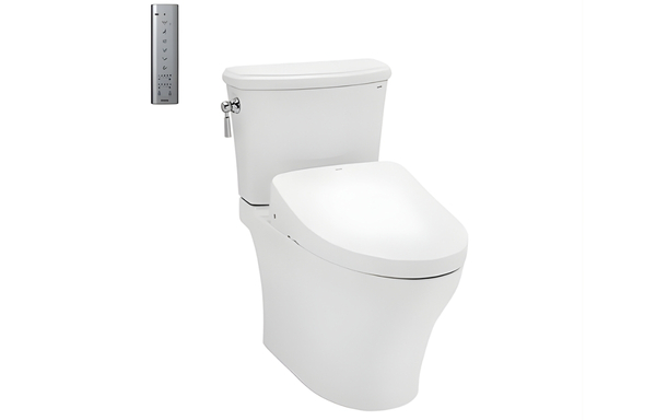 CS986CGW12 Bàn cầu hai khối kèm nắp rửa điện tử WASHLET dòng S7 CS986CGW12 Ban cau hai khoi kem nap rua dien tu WASHLET dong S7 1