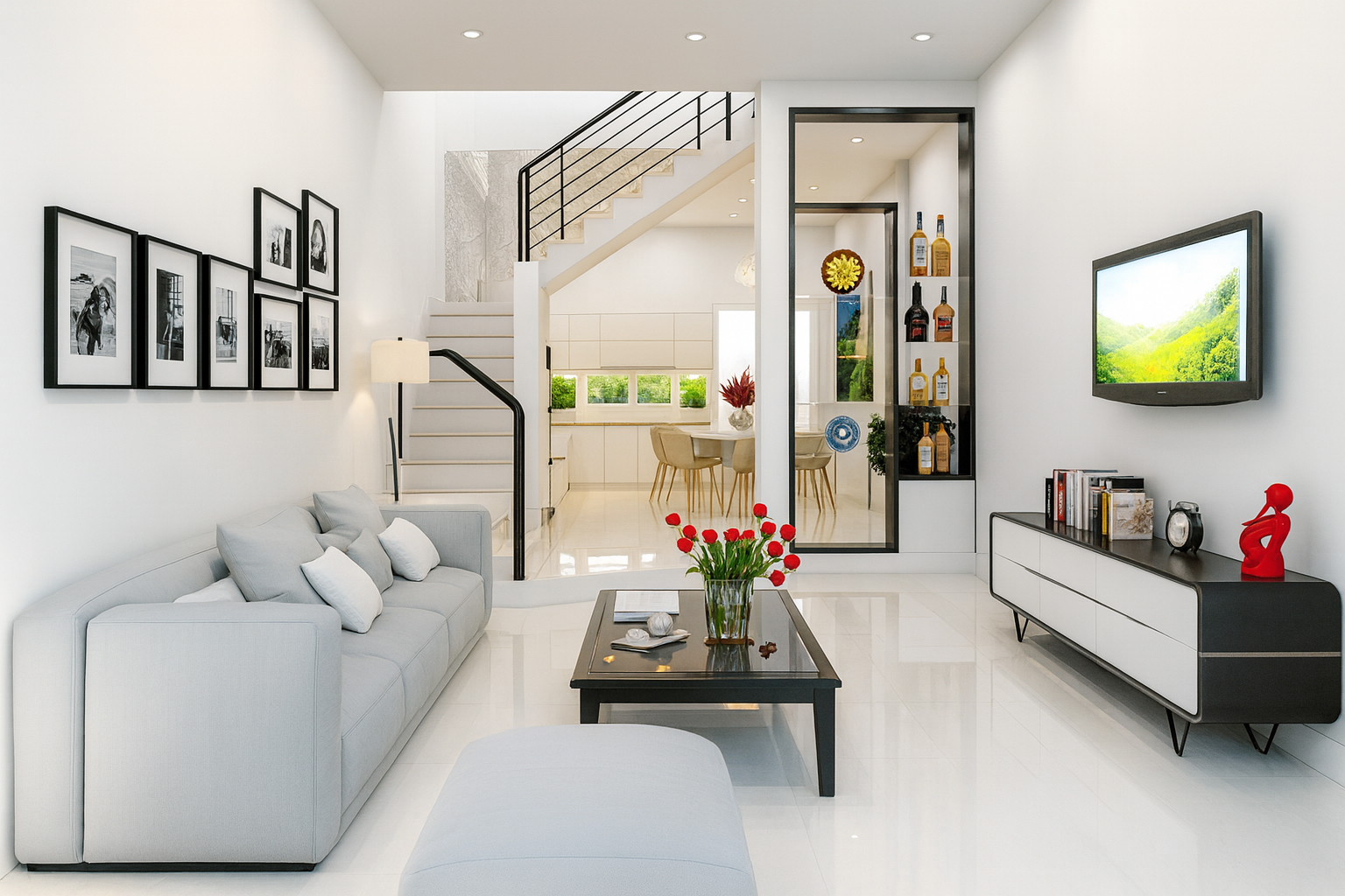 Phong Cách Hiện Đại Không Gian Sống Tối Giản Và Năng Động 1 Phong Cách Hiện Đại Không Gian Sống Tối Giản Và Năng Động