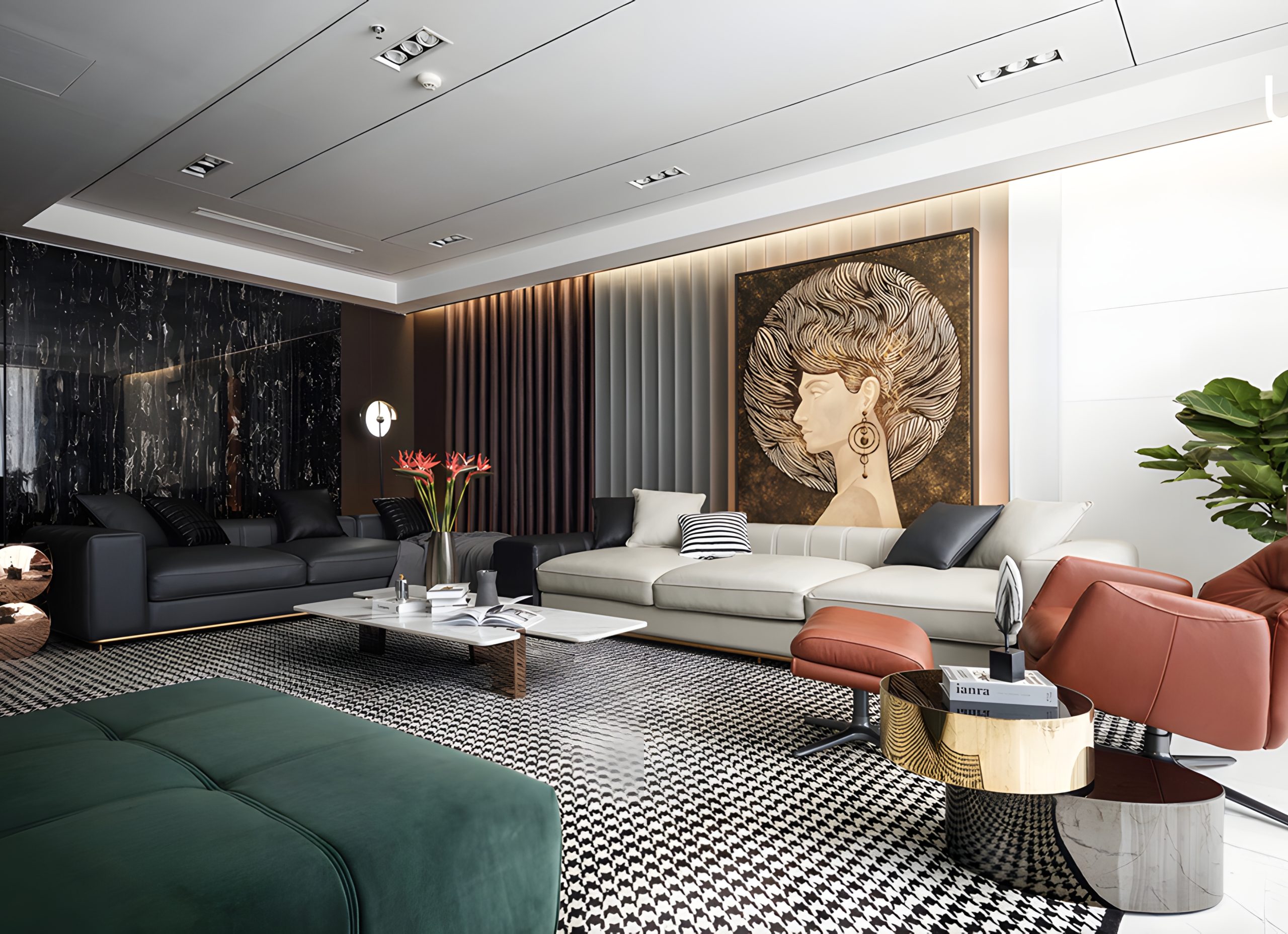 Phong Cách Đương Đại Không Gian Sống Phóng Khoáng & Thời Thượng 3 Phong Cách Đương Đại Không Gian Sống Phóng Khoáng & Thời Thượng