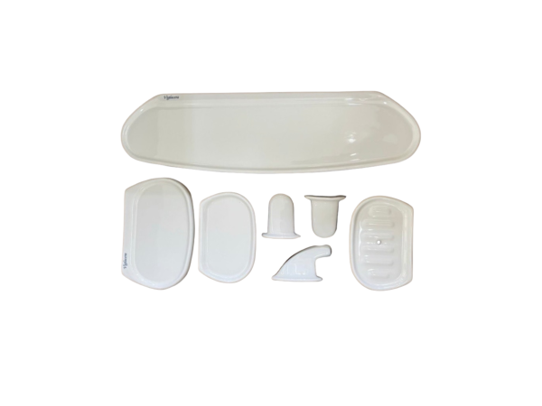 Bộ phụ kiện phòng tắm bằng sứ PK S01