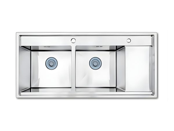 Chậu Handmade Hai Hố SQS-10548