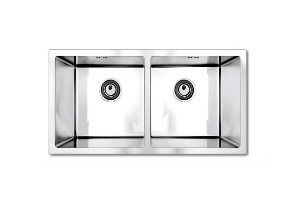 Chậu Handmade Hai Hố SQS-1717