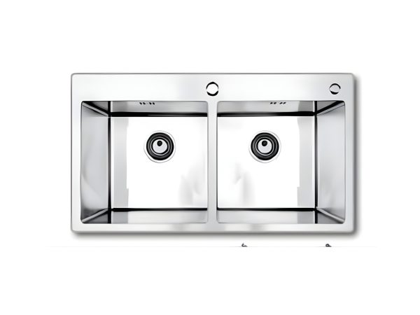 Chậu Handmade Hai Hố SQS-8246